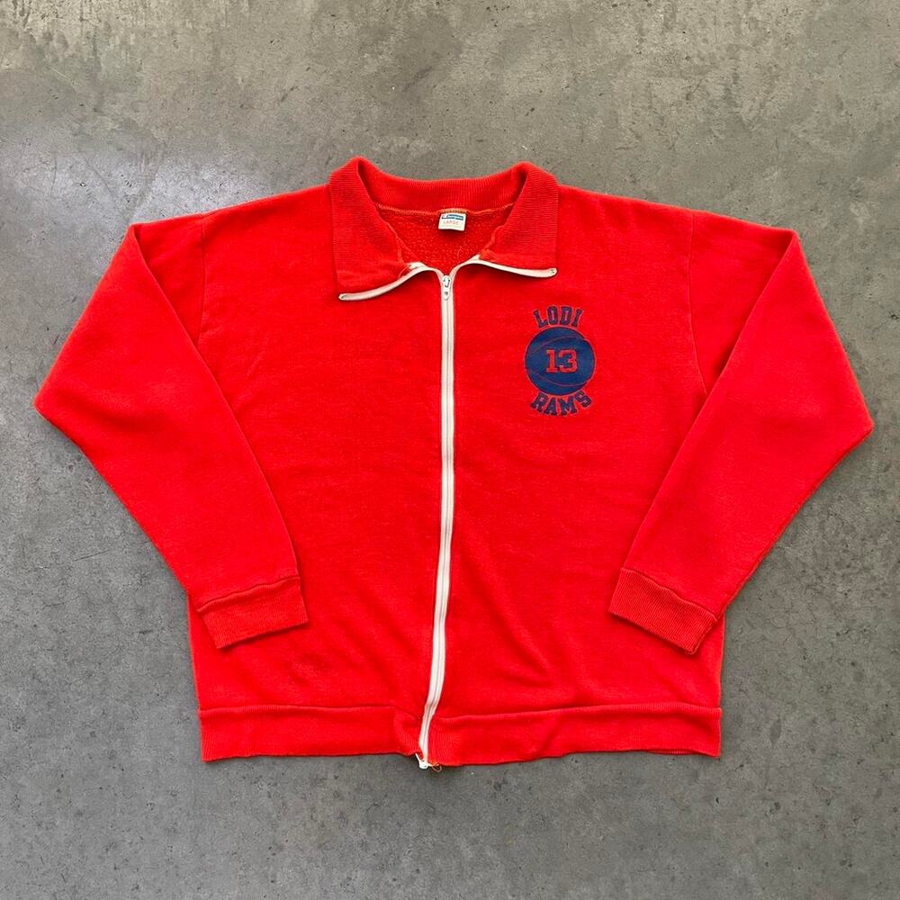 Vintage 70s Champion “Lodi Rams” Track Jacket